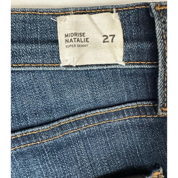 Hudson Womens Size 27 Midrise Natalie Super Skinny Jean Blue New - Picture 9 of 9